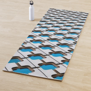 Tapis de Yoga Yoga Bleu Gris