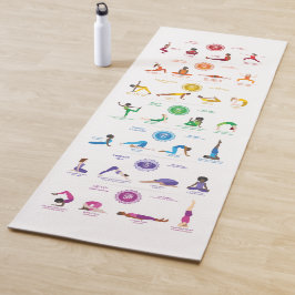 Tapis De Yoga Yoga Chakra Pose Yoga Mat - 74wb