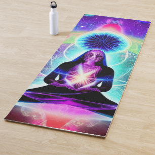 Tapis De Yoga Yoga de chat spirituel