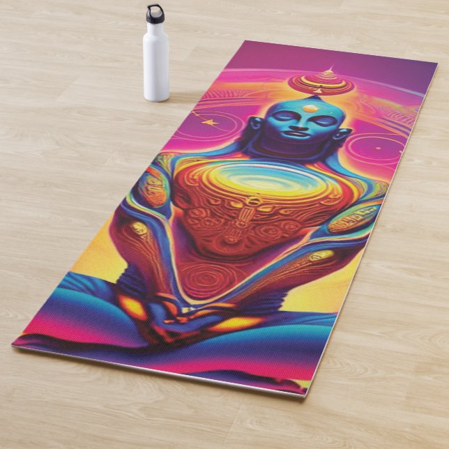 Tapis De Yoga Yoga de chat spirituel (En situation)