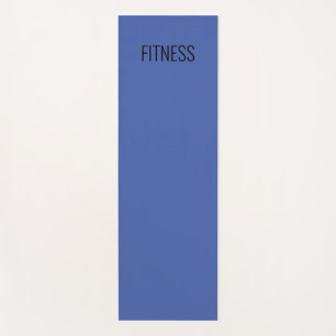 Tapis De Yoga Yoga "FITNESS" mat/bleu