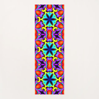 Tapis De Yoga Yoga Mat à motif jaune et rouge