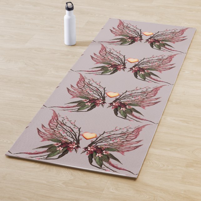 Tapis De Yoga Yoga Mat à Papillon Woodsy (En situation)