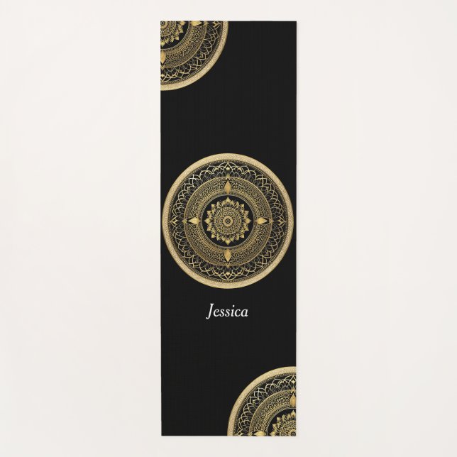 Tapis De Yoga Yoga Mat avec art mandala (Devant)