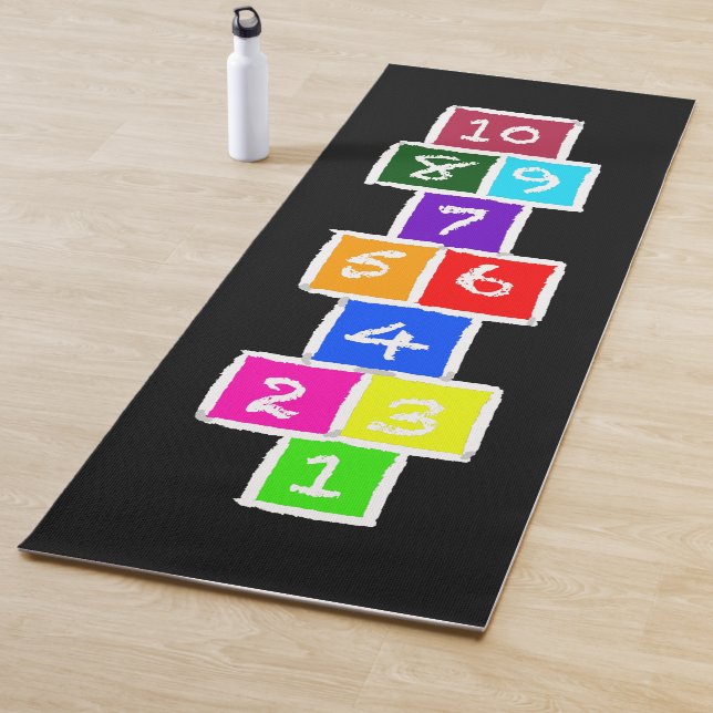 Tapis De Yoga Yoga Mat de Hopscotch (En situation)