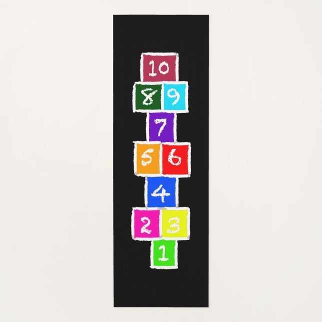 Tapis De Yoga Yoga Mat de Hopscotch (Devant)