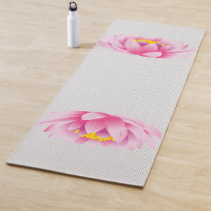 Tapis De Yoga Yoga Mat - Fleur de Lotus Rose