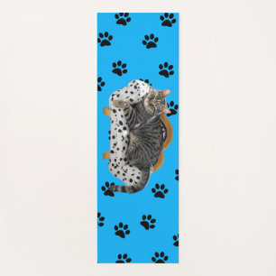 Tapis De Yoga Yoga Mat Lazy Chat avec pattes
