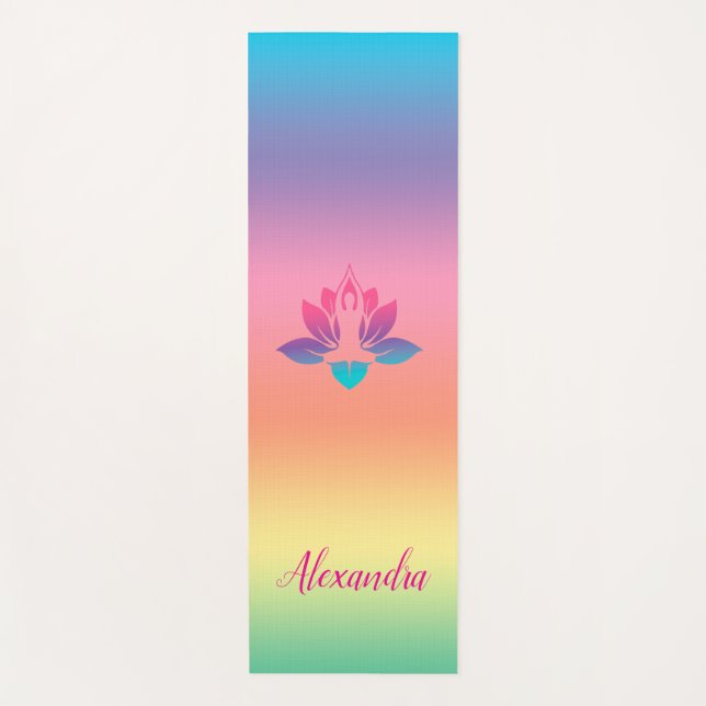 Tapis De Yoga Yoga Mat monogramme (Devant)
