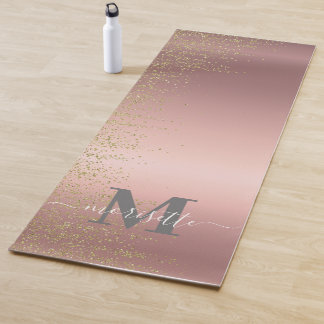Tapis De Yoga Yoga Mat personnalisé avec nom et prénom