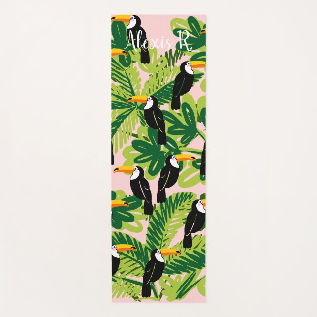 Tapis De Yoga Yoga Mat Toucan personnalisé (Devant)
