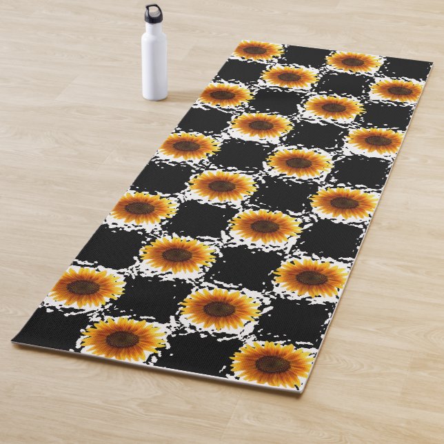 Tapis De Yoga Yoga Mat Tournesol (En situation)