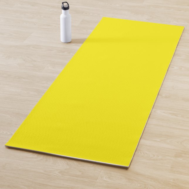 Tapis De Yoga Yoga Mats jaune (En situation)
