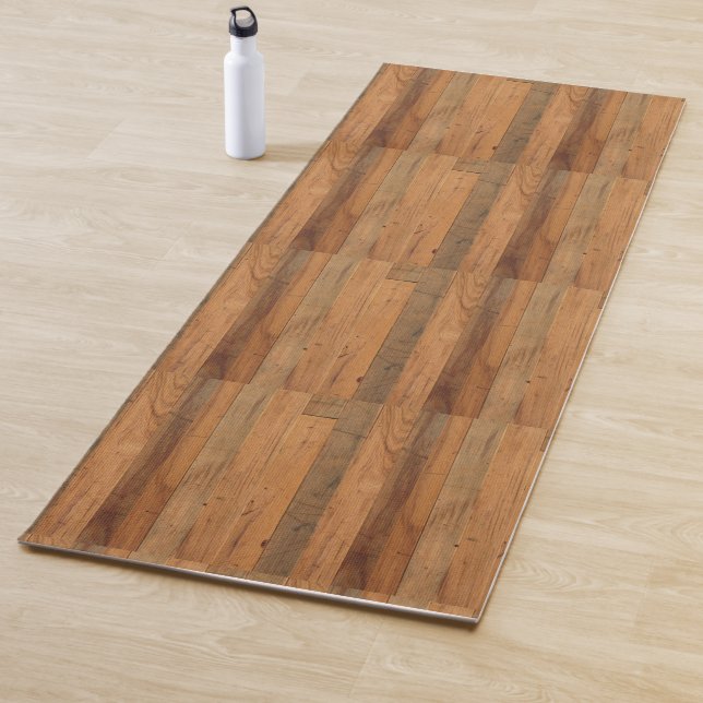 Tapis De Yoga Yoga/Pilates Mat "Wood" par KeyAesthetics (En situation)