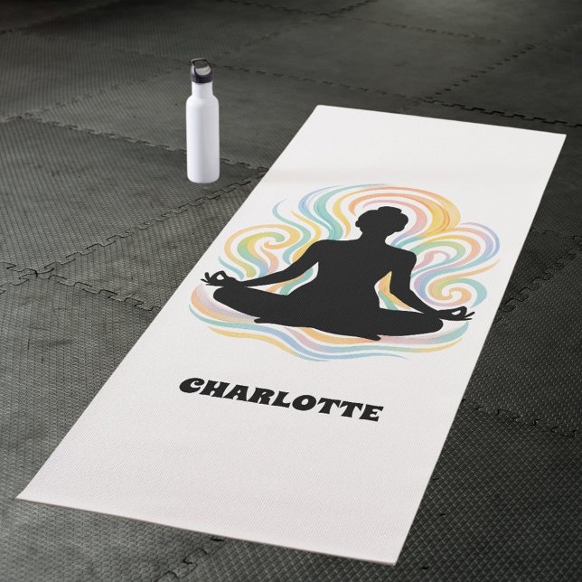 Tapis De Yoga Yoga pose tourbillons nom (Créateur téléchargé)
