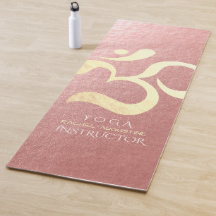 Tapis De Yoga Yoga Studio Méditation Instructeur Vie Coach OM