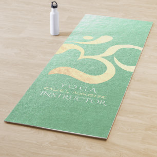 Tapis De Yoga Yoga Studio Méditation Instructeur Vie Coach OM
