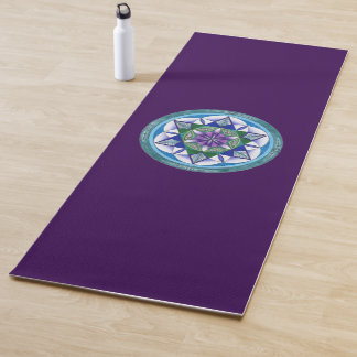 Tapis De Yoga Yogamat avec Sacred Geometry Mandala