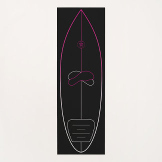 Tapis De Yoga Yogamatte de surf pop up | blanc de rose