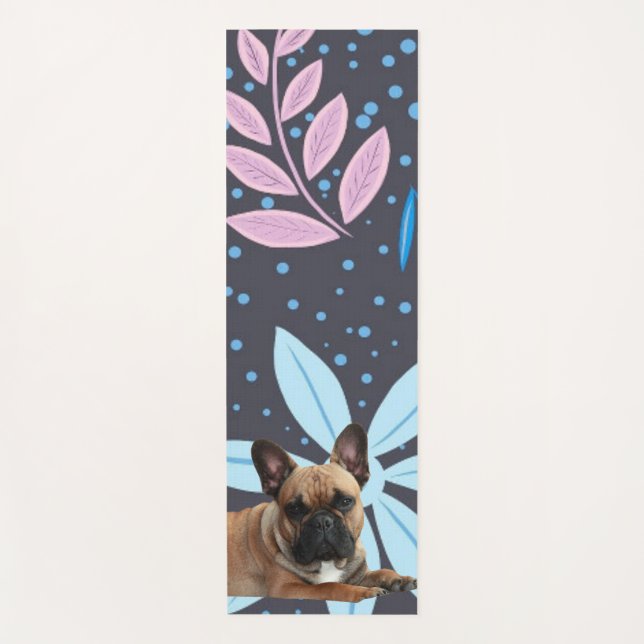 Tapis De Yoga Yogamatte j'aime Frenchy (Devant)