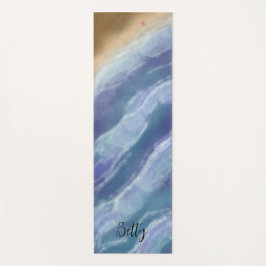 Tapis De Yoga Yogamatte Painted waves