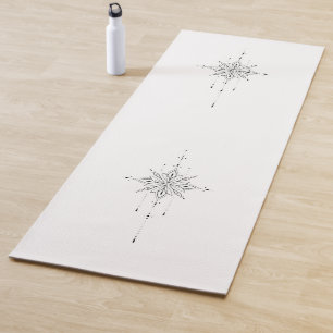 Tapis De Yoga Yogamatte personnalisable avec design de mandala
