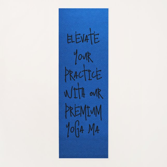 Tapis De Yoga "ZenFlow Premium Yoga Mat (Devant)