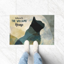 Tapis d'entrée extérieur pour chat sans poils mini