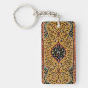 Tapis Élegant Tapisserie Perse Antique Riche