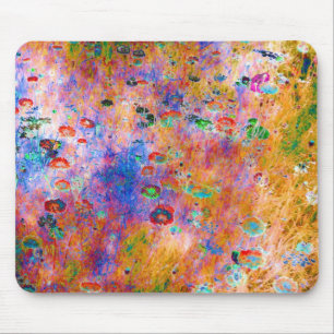 tapis impressionniste de souris de fleur