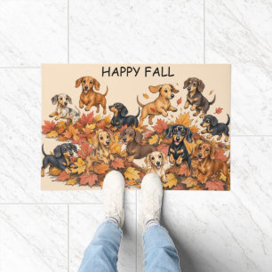 Tapis intérieur/extérieur pour chiots teckel d'aut