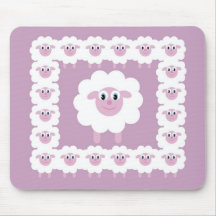 Tapis mignon de souris de moutons