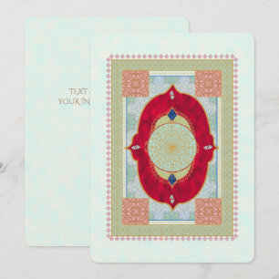 Tapis Oriental - Carte d'invitation