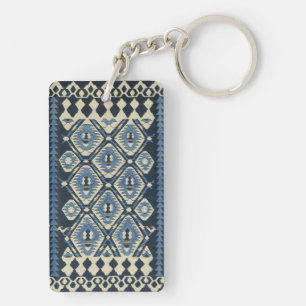 Tapis persan turc oriental bleu