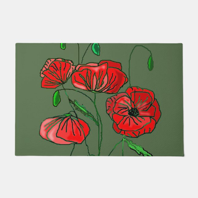 Tapis rouge - Couleurs personnalisées (Devant)