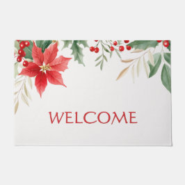 Tapis rouge de Noël Poinsettia