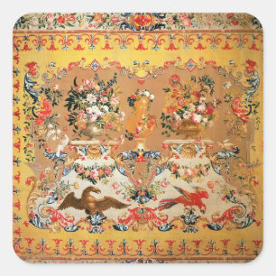 Tapisserie, 1720er (textil) quadratischer aufkleber