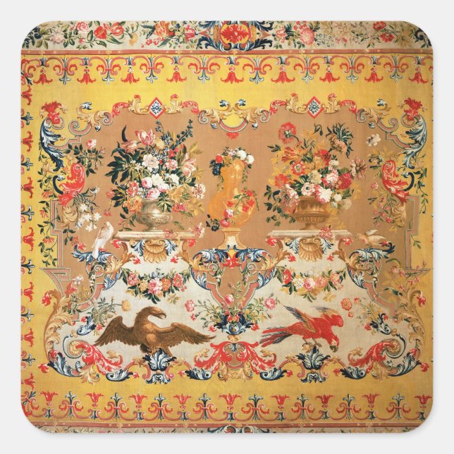 Tapisserie, 1720er (textil) quadratischer aufkleber (Vorderseite)