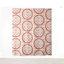 Tapisserie à motif de pièces chinoises