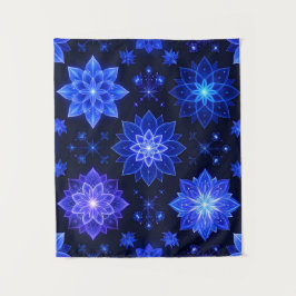Tapisserie Abstraite bleu violet brillant