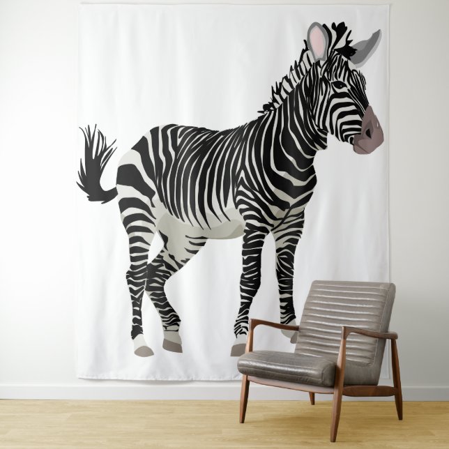 Tapisserie au léopard (En situation)