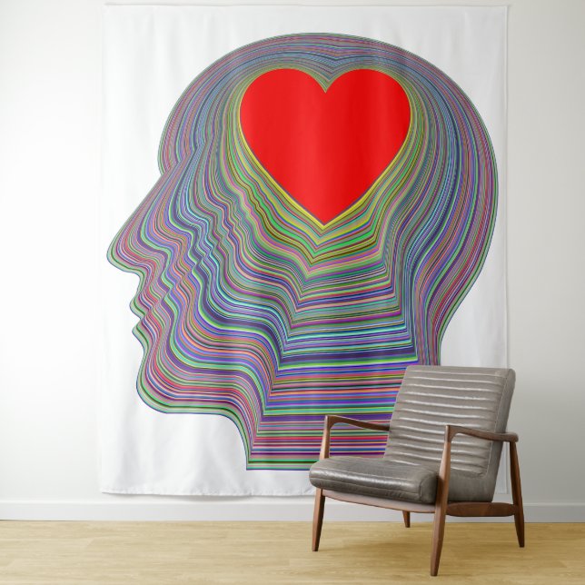 Tapisserie Battement de Coeur (En situation)
