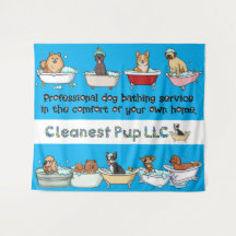 Tapisserie bleue CPup