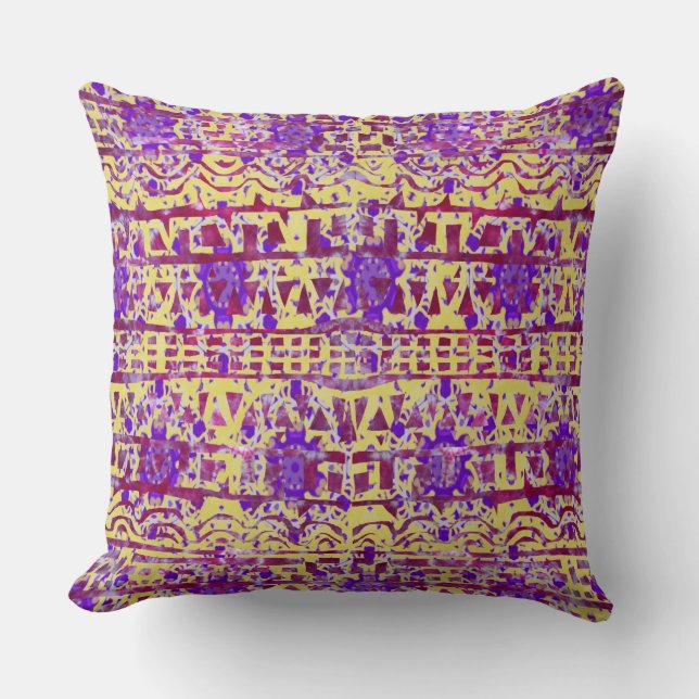Tapisserie Boho Muster-Kissen durch KCS Kissen (Vorderseite)