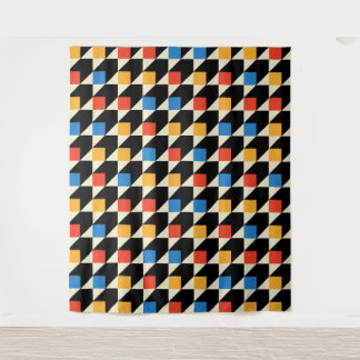 Tapisserie Carré colorée