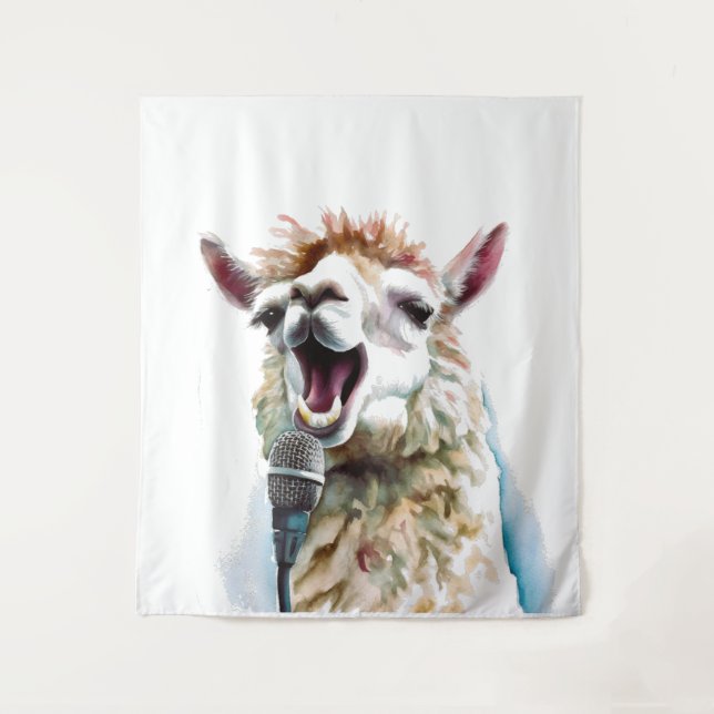 Tapisserie chantante de l'usine de musique Alpaca  (Devant)
