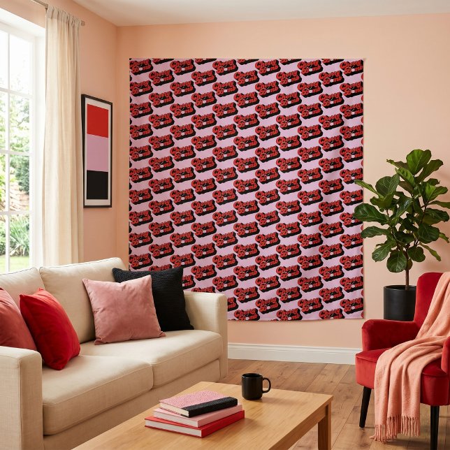 Tapisserie Cherry Bomb (Créateur téléchargé)