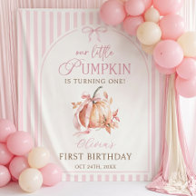 Tapisserie d'anniversaire de fille de petite citro