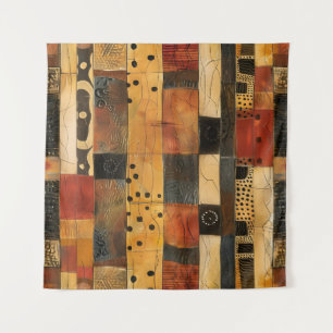 Tapisserie d'art tribal Motif africain