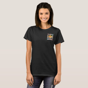 Tapisserie de base de Hawaïen de T-shirt de dames